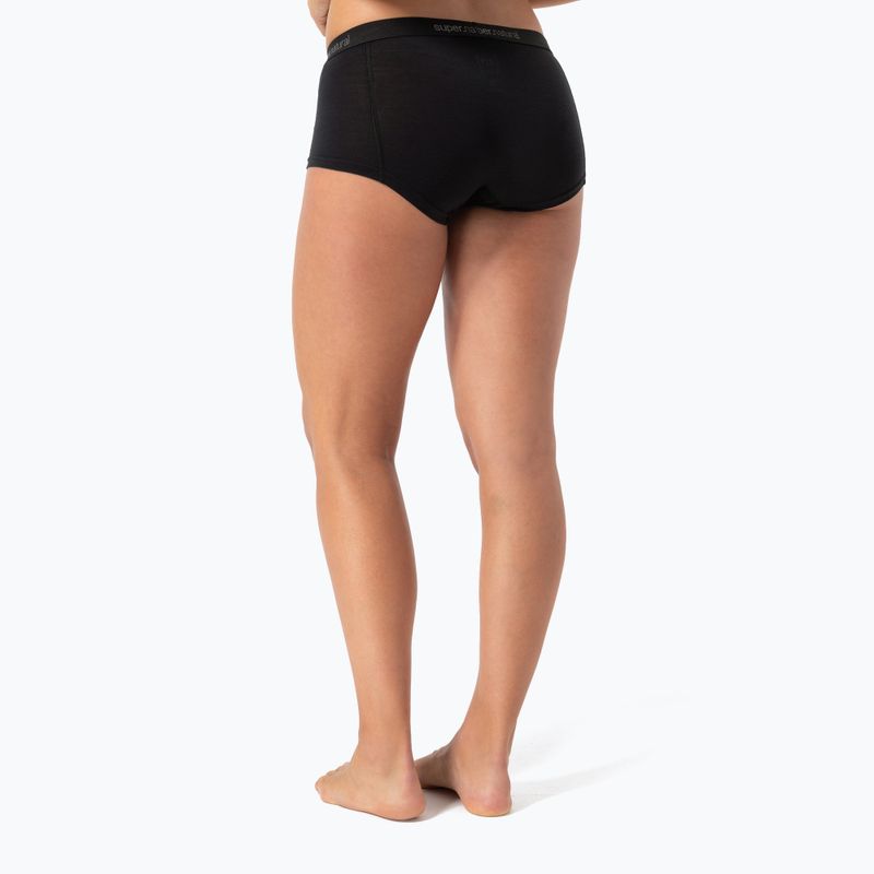 Damen Thermo-Boxershorts super.natural Tundra 175 Boyfriend Hipster jet black 5