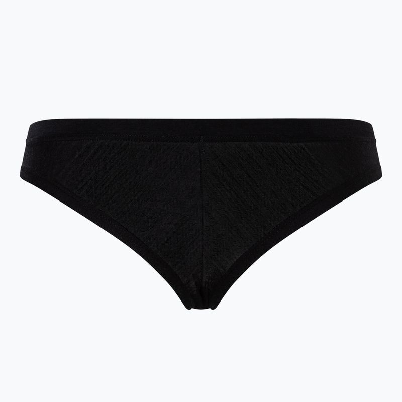 Damen Thermounterwäsche Slip super.natural Tundra 175 Thong jet black 2
