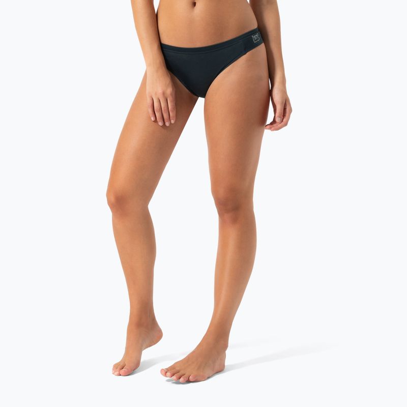 Damen Thermounterwäsche Slip super.natural Tundra 175 Thong Blueberry 3