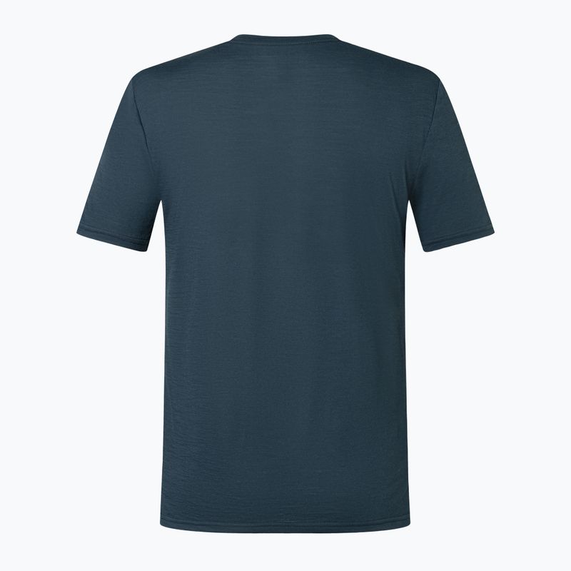Herren T-Shirt super.natural Carabineri Tee blueberry/vapor grey 3