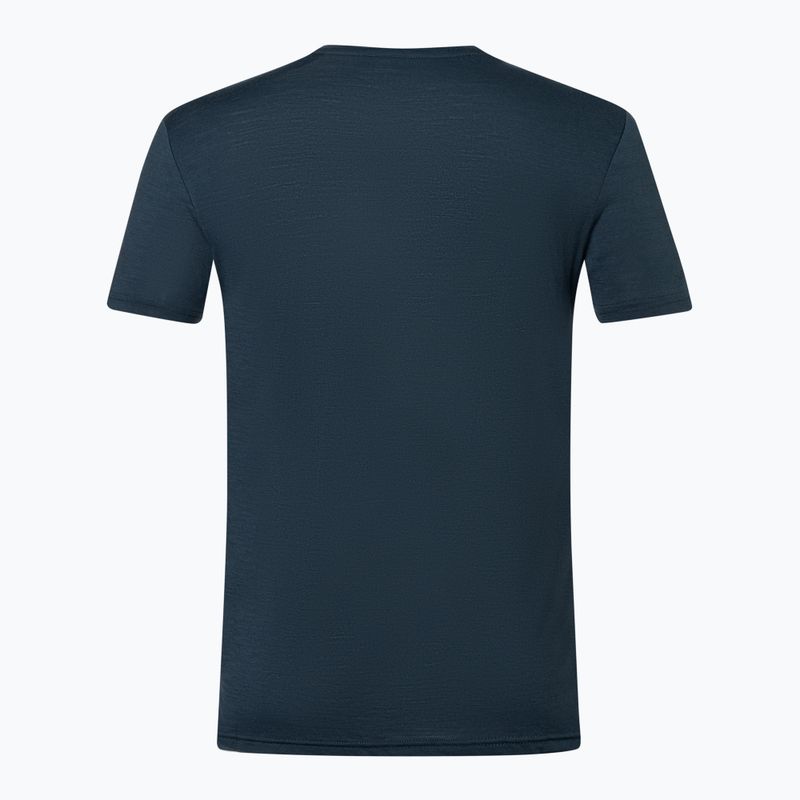 Herren-T-Shirt super.natural Landi Tee blueberry/vapor grey 5