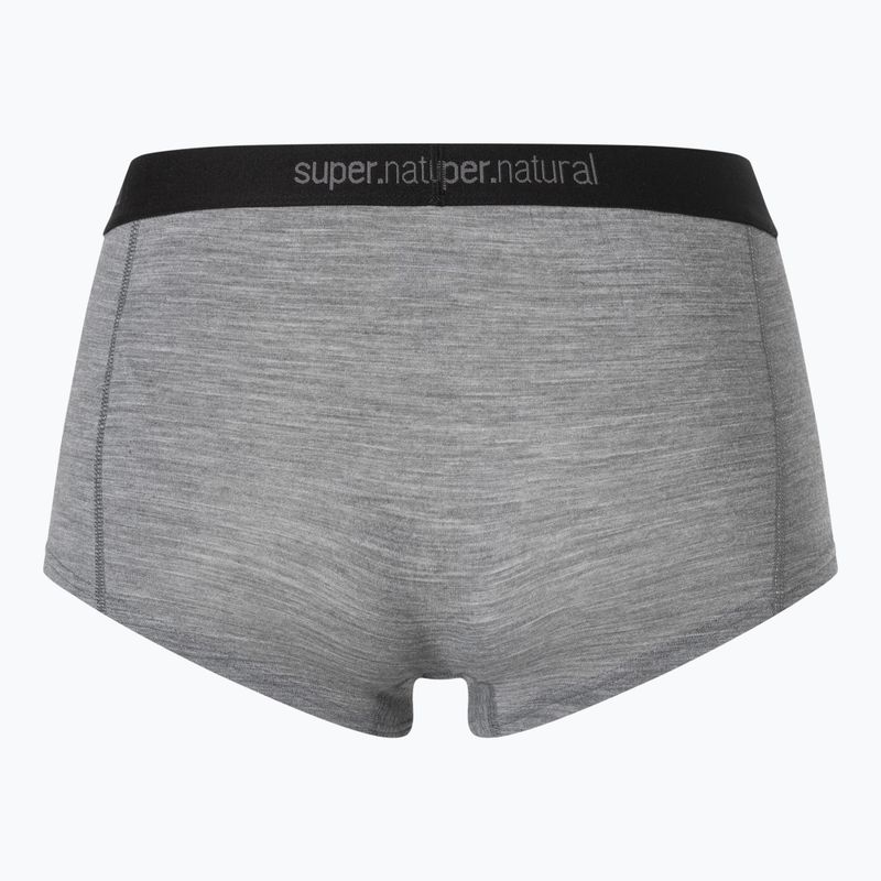 Damen Thermo-Boxershorts super.natural Tundra 175 Boyfriend Hipster cashmere grey melange 2