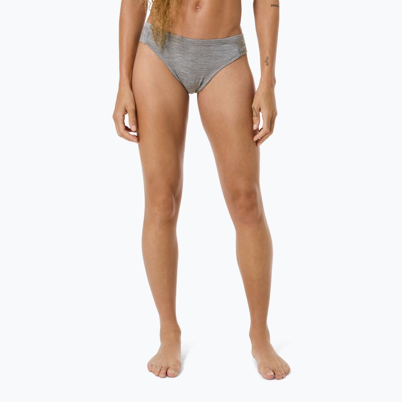Damen Thermounterwäsche Slip super.natural Tundra 175 Thong Kaschmir Grau Melange 3