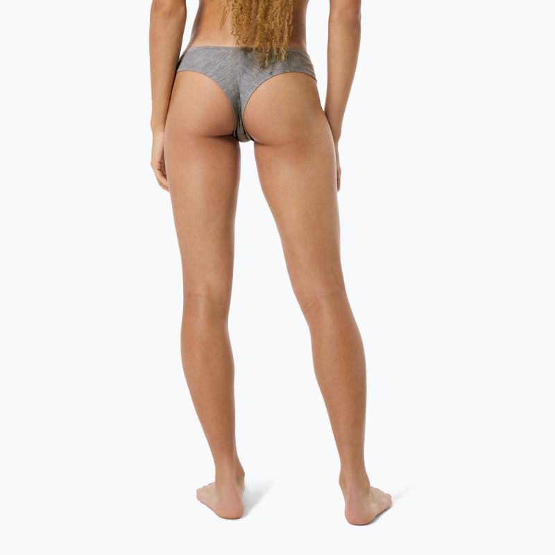 Damen Thermounterwäsche Slip super.natural Tundra 175 Thong Kaschmir Grau Melange 5