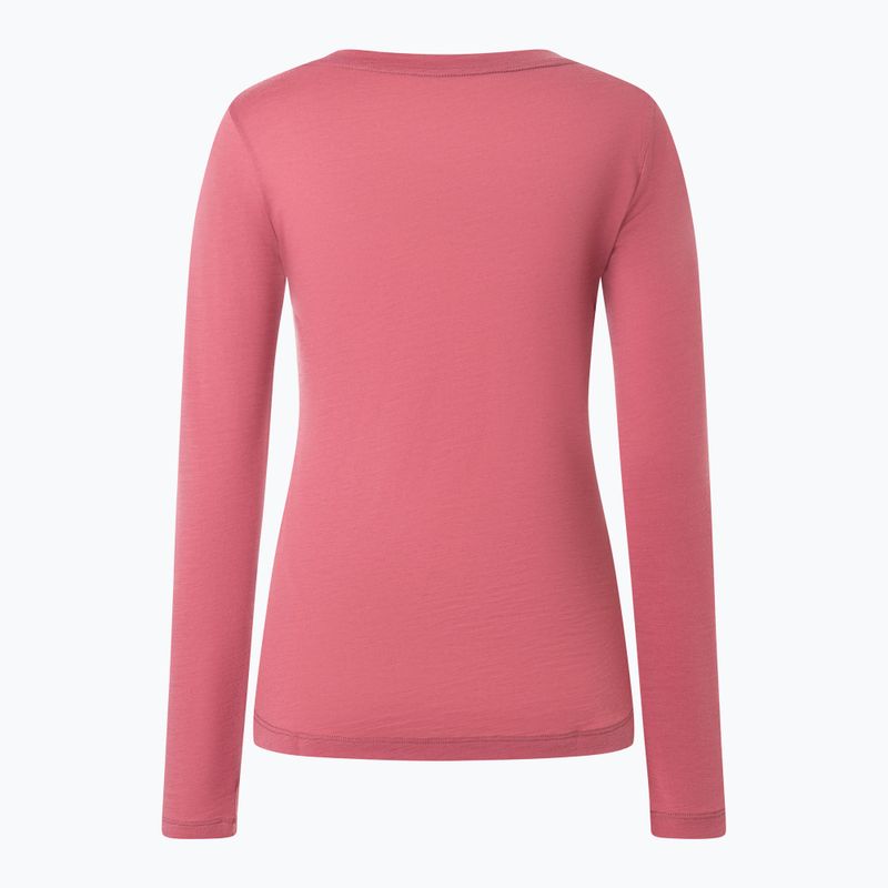 Damen-Longsleeve super.natural Little Heartwood mauve wood/white stone 5