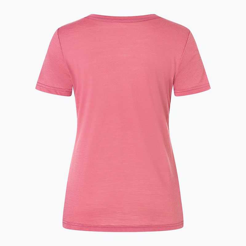 Damen-T-Shirt super.natural Flower Boots Tee mauvewood/blueberry 5