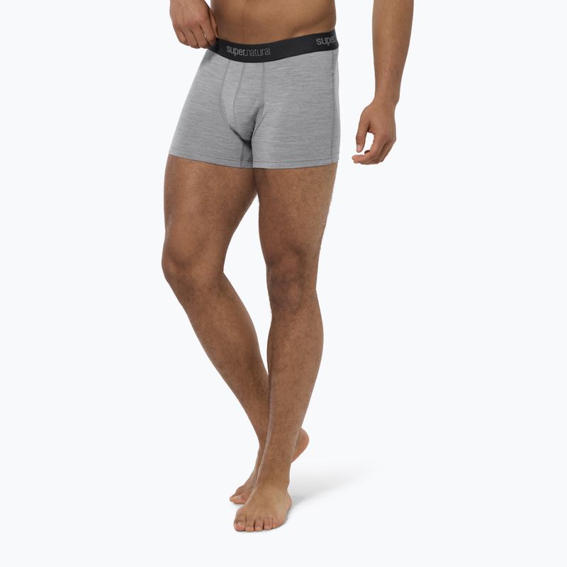 Herren Thermo-Boxershorts super.natural Tundra 175 cashmere grey melange 3