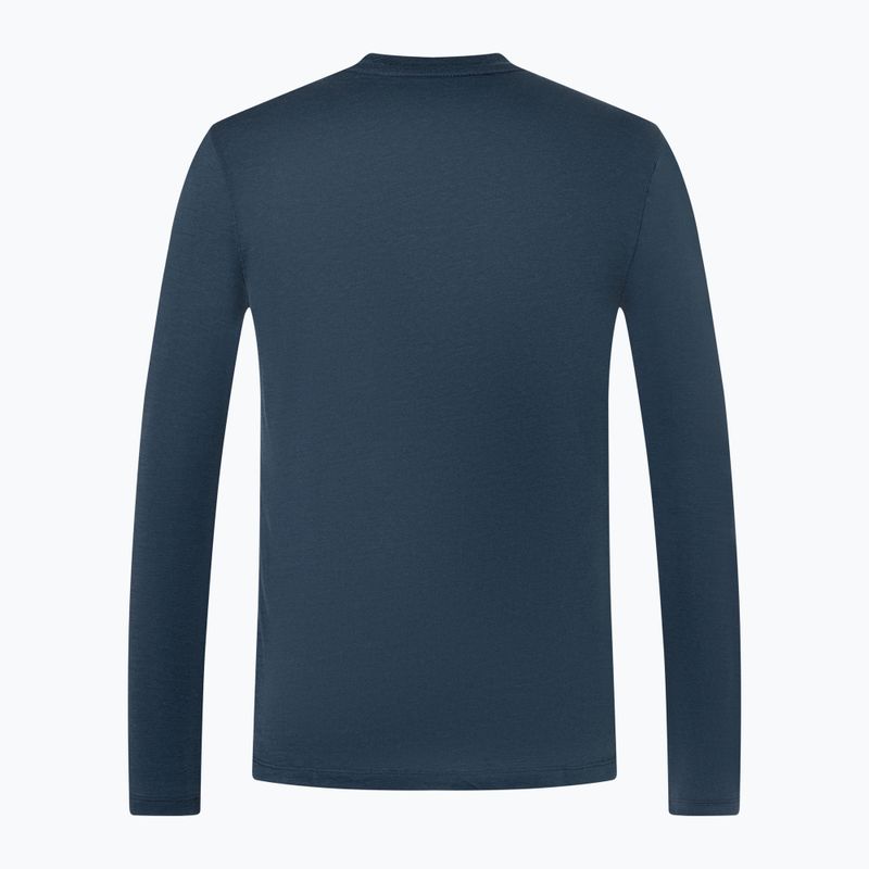 Herren-Longsleeve super.natural Dachshund Party blueberry/various 6