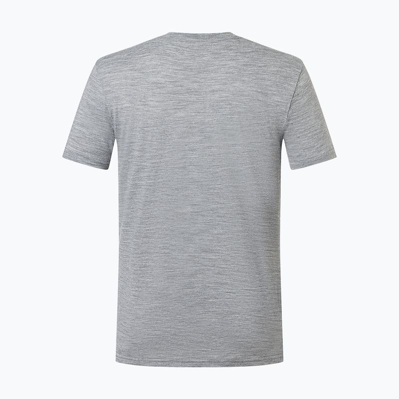 Herren-Shirt super.natural Carski cashmere grey melange/various 6