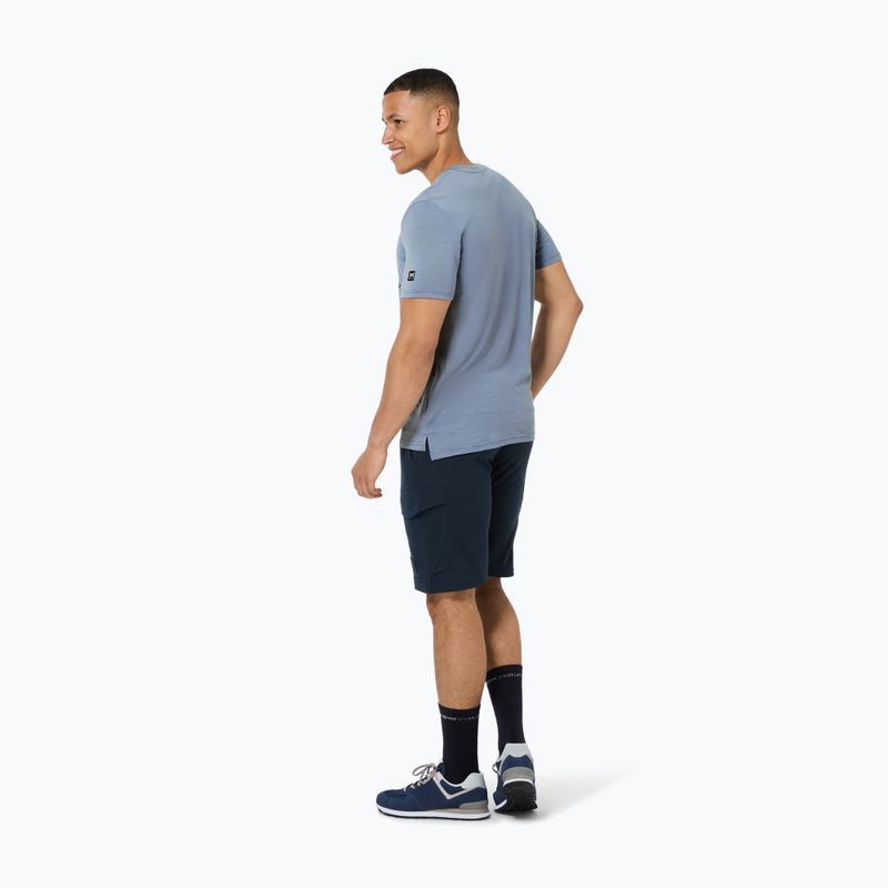 Herren Funktionsshirt super.natural Wander Wheel flint stone/blueberry 3