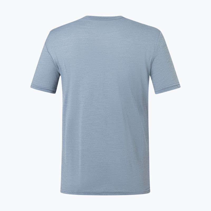 Herren Funktionsshirt super.natural Wander Wheel flint stone/blueberry 6
