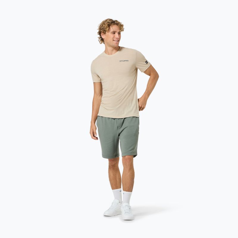 Herren-Shirt super.natural Peak Lovers white pepper/eucalyptus 2