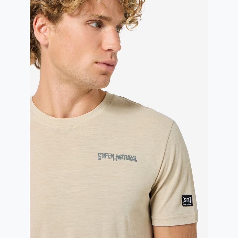 Herren-Shirt super.natural Peak Lovers white pepper/eucalyptus 4