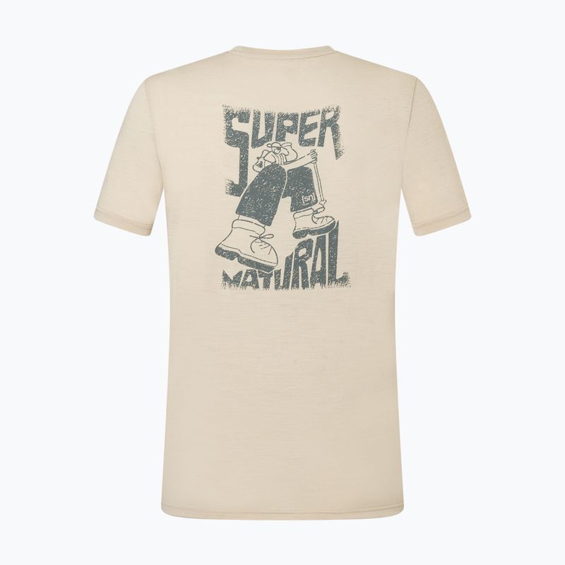 Herren-Shirt super.natural Peak Lovers white pepper/eucalyptus 6