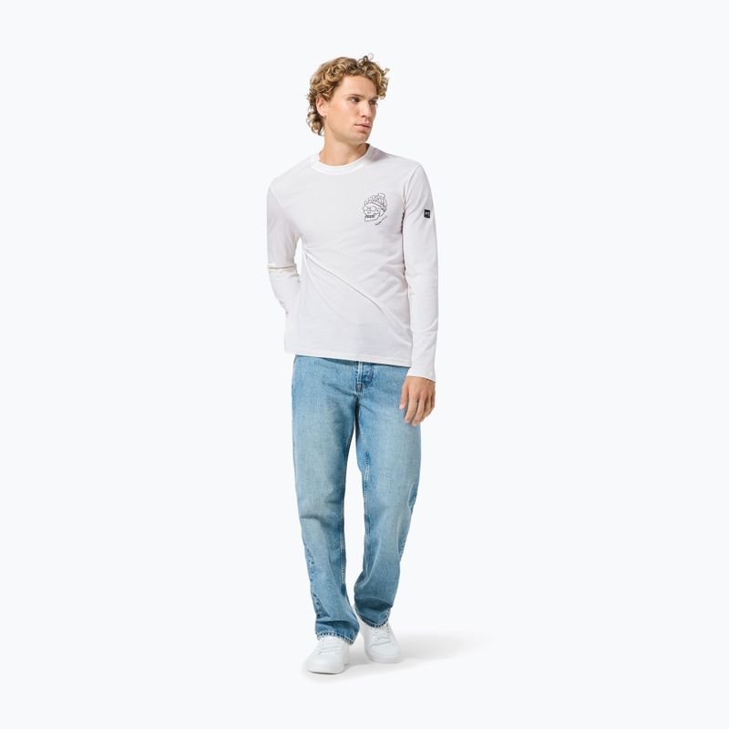Longsleeve Herren super.natural Frosty Bio white/blueberry 2