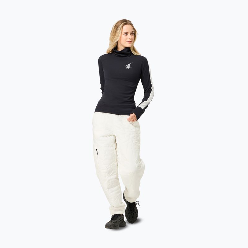 Damenpullover super.natural Bunny Roll Neck jet black/f.white/various/eucalyptus gl 2