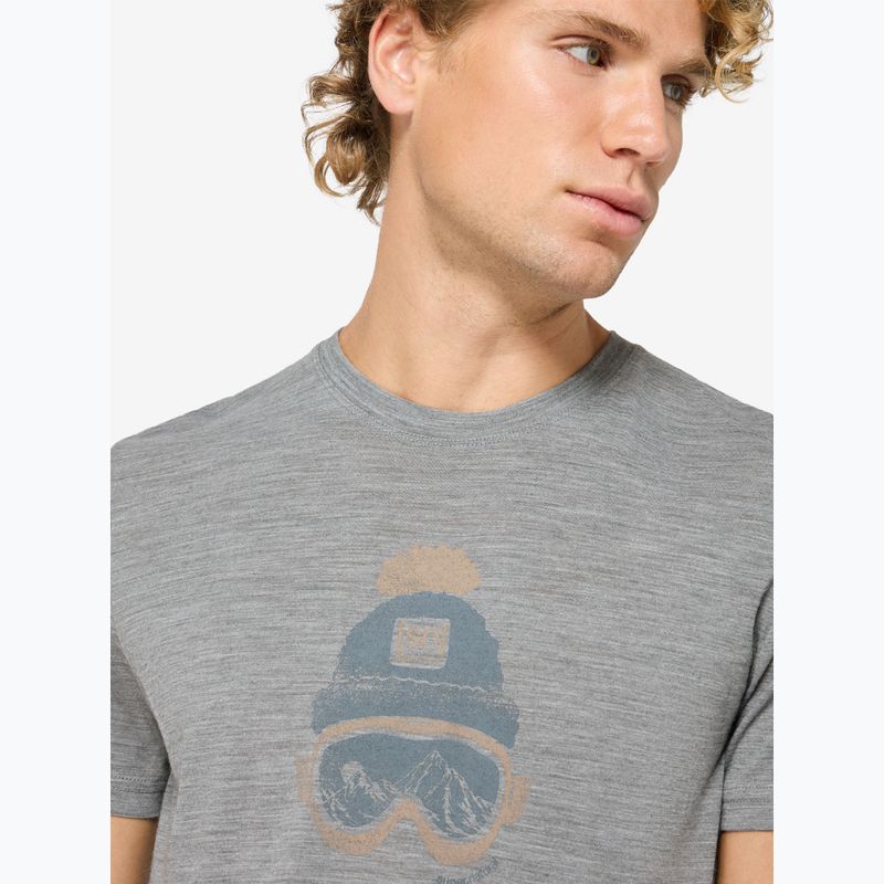 Herren-Shirt super.natural Gogeanie cashmere grey melange/various 3