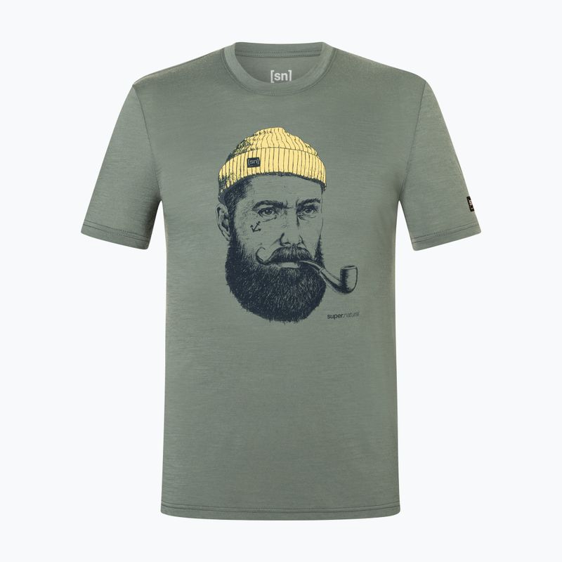 Herren-Shirt Super.Natural Sailor Tee eucalyptus/blueberry/aspen gold 4