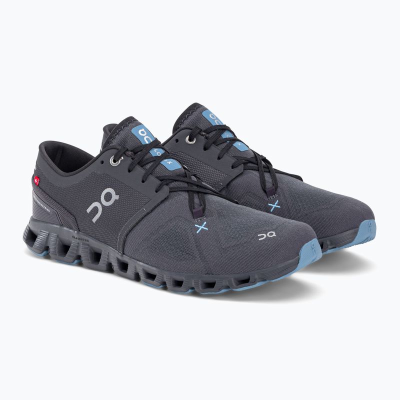 Herren Laufschuhe On Cloud X 3 grau 6098703 4