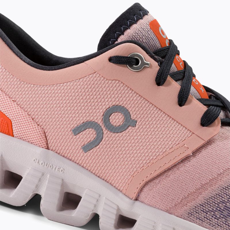 Laufschuhe Damen On Cloud X 3 rosa 698691 9