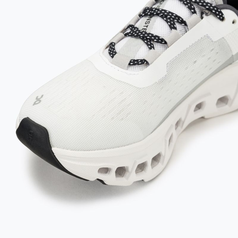 Women's On Cloudmonster allwhite Laufschuhe 7