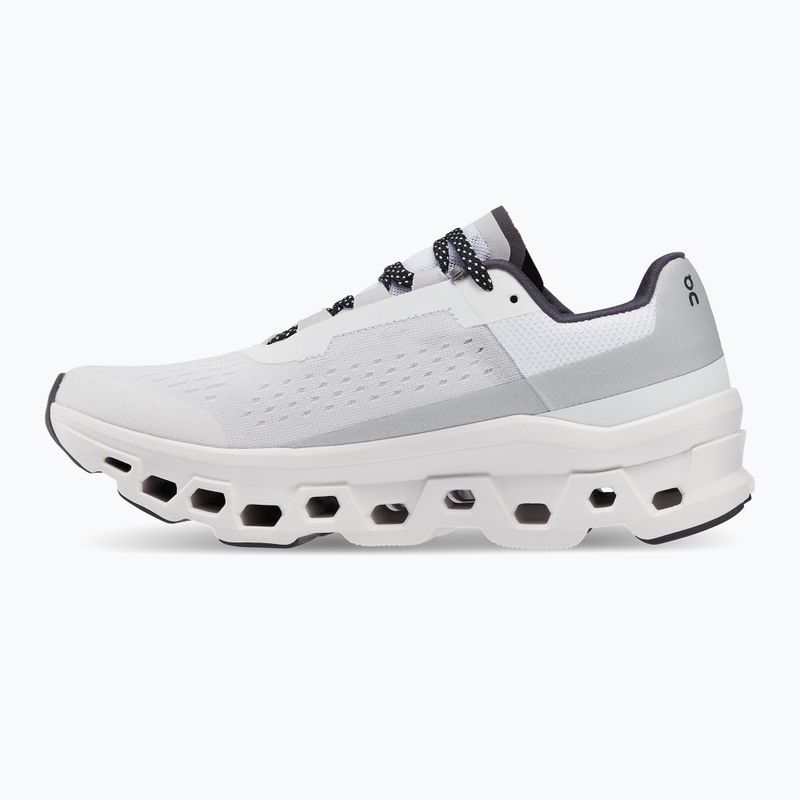Women's On Cloudmonster allwhite Laufschuhe 10
