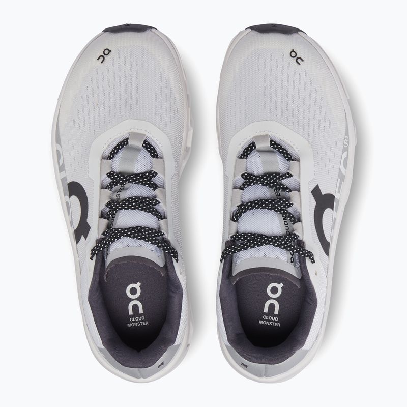 Women's On Cloudmonster allwhite Laufschuhe 12