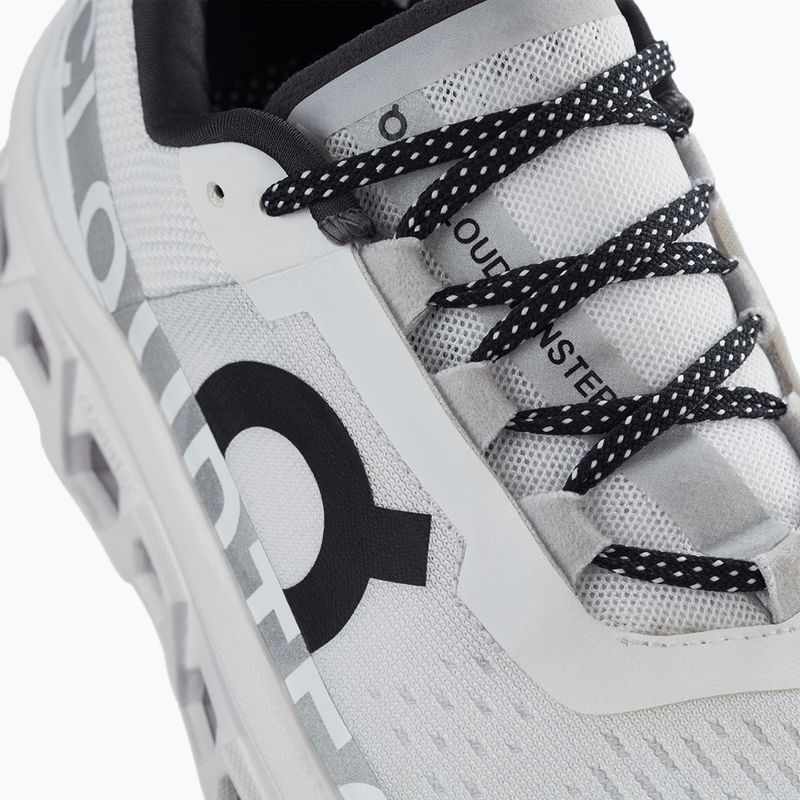 Women's On Cloudmonster allwhite Laufschuhe 15