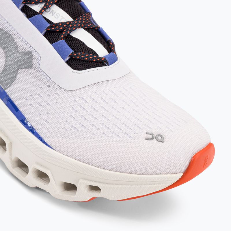 Damen Laufschuhe On Cloudmonster weiß und blau 6198648 9