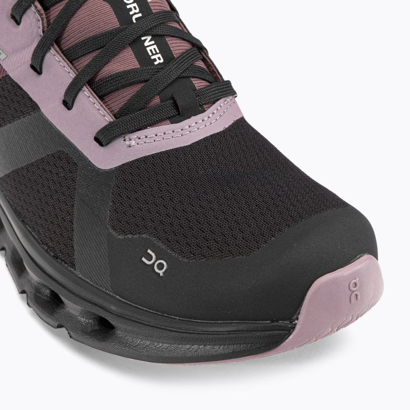 Damen Laufschuhe On Cloudrunner Waterproof schwarz-braun 5298636 9