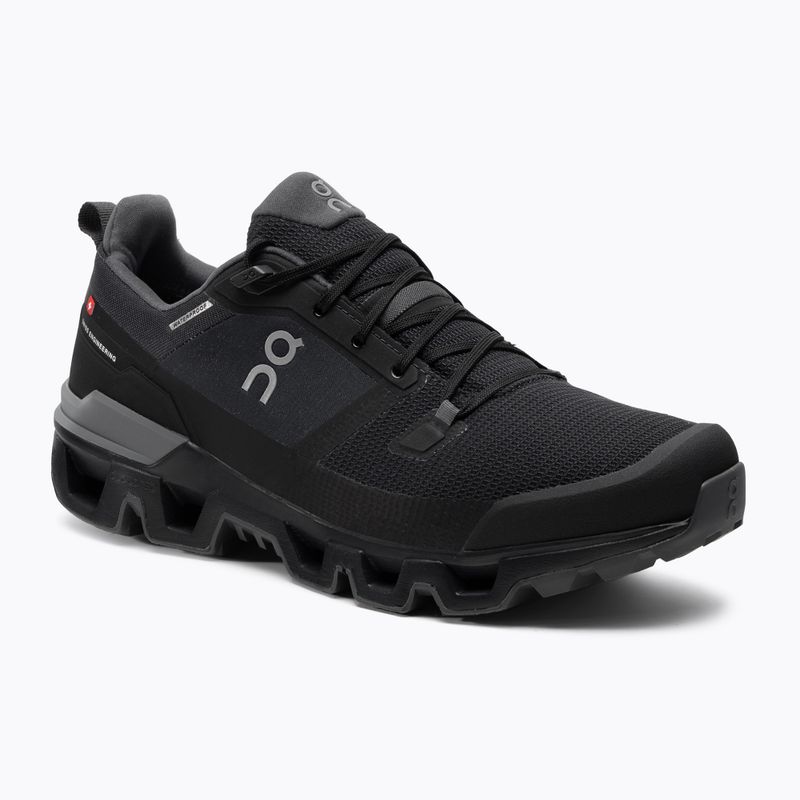 Herren-Trekkingstiefel On Cloudwander Waterproof schwarz/eclipse 7398606