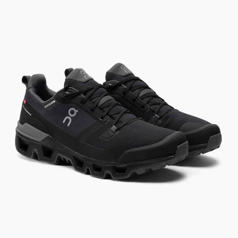 Herren-Trekkingstiefel On Cloudwander Waterproof schwarz/eclipse 7398606 5