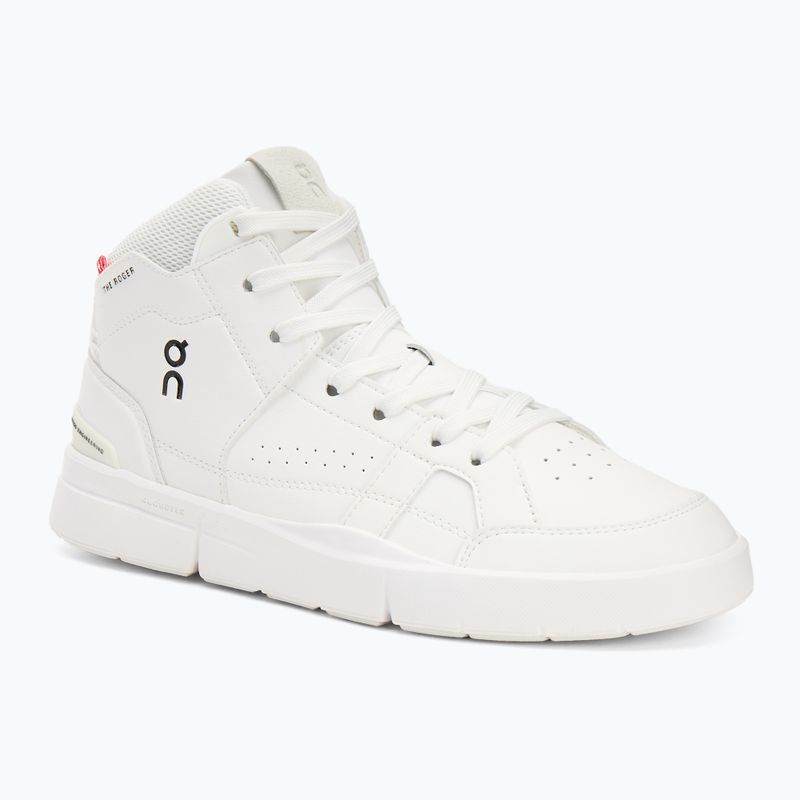 Schuhe Damen On Running The Roger Clubhouse Mid allwhite