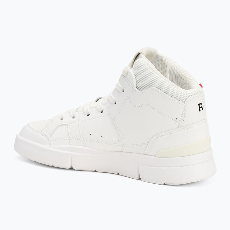 Schuhe Damen On Running The Roger Clubhouse Mid allwhite 3