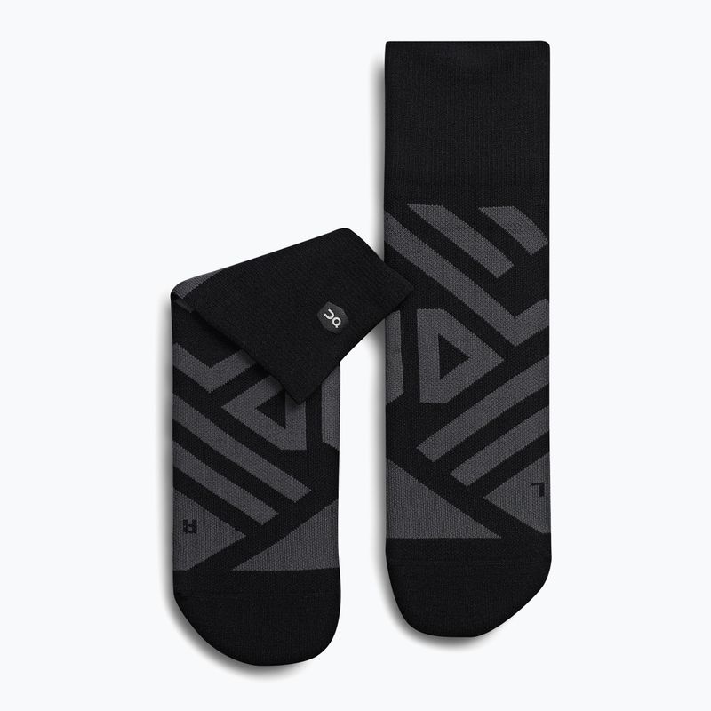 Herren On Running Performance Mid schwarz/shadow Laufsocken