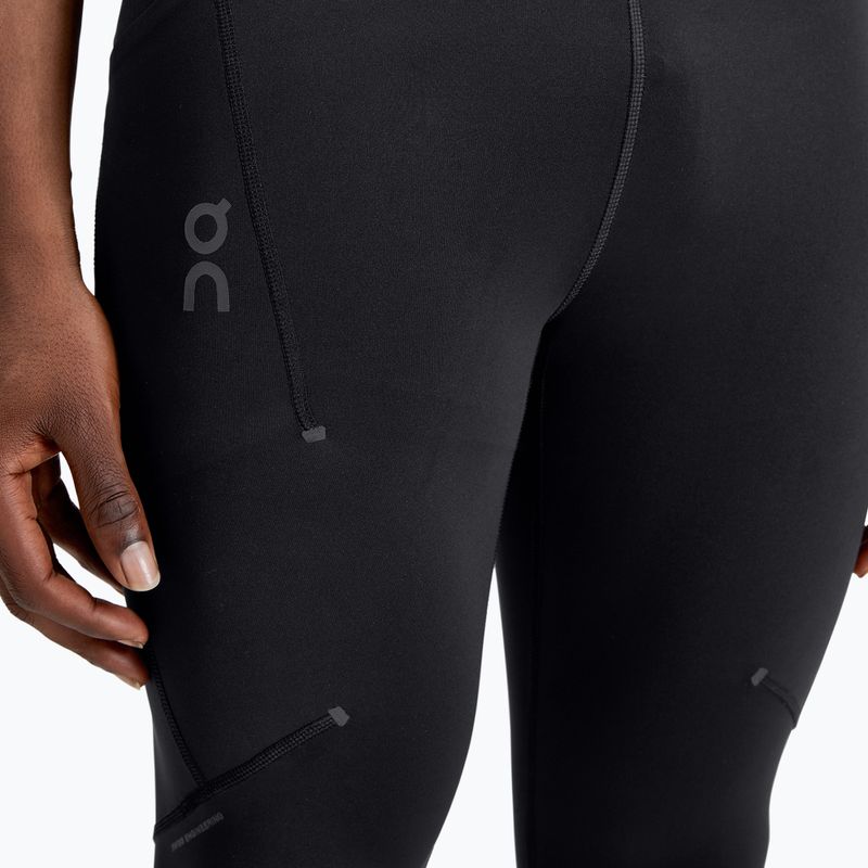 Herren-Laufleggings On Running Performance schwarz 4