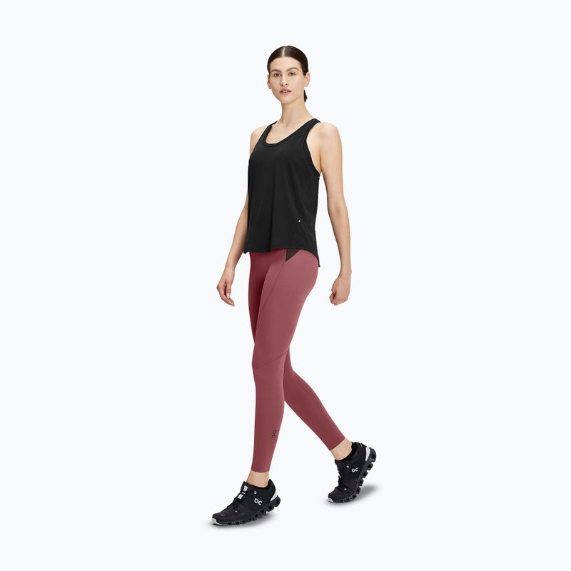 Women's Running T-Shirt On Focus Top schwarz 2