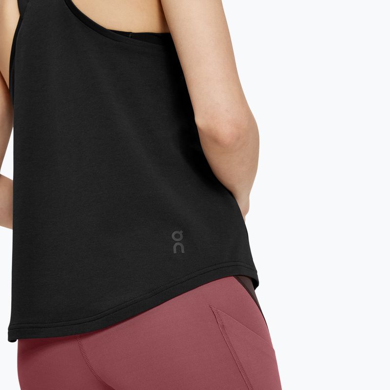 Women's Running T-Shirt On Running Focus Top schwarz 6