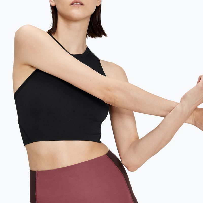 On Running Movement Crop schwarzes Damen-T-Shirt 4