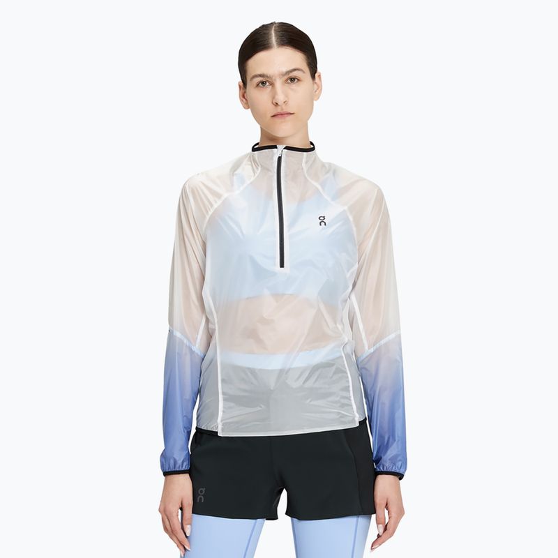 Laufjacke Damen On Running Zero undyed-white /cobalt