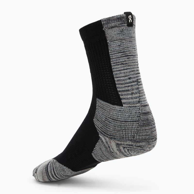 Socken Damen On Explorer Merino black/glacier 2