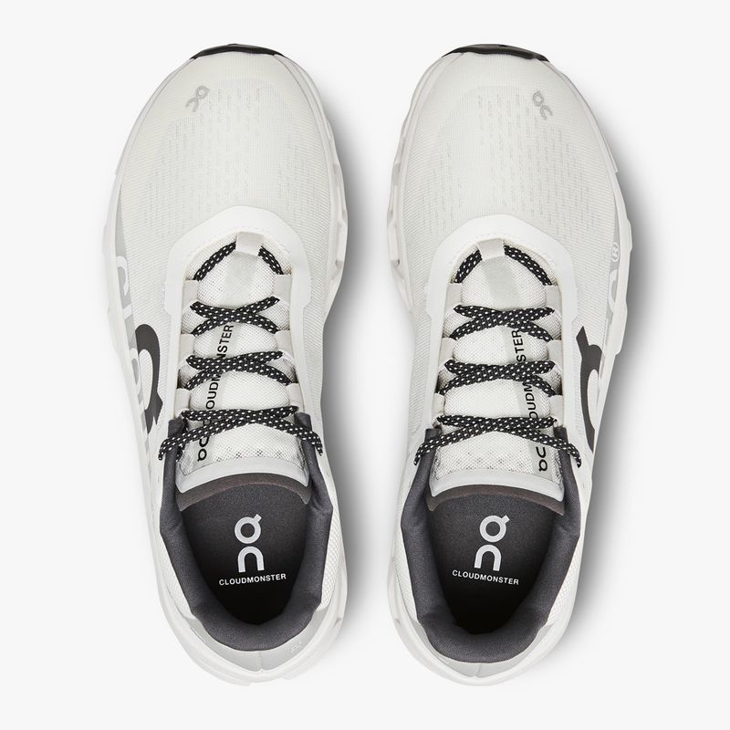 Herren On Running Cloudmonster undyed-weiß/weiß Laufschuhe 11