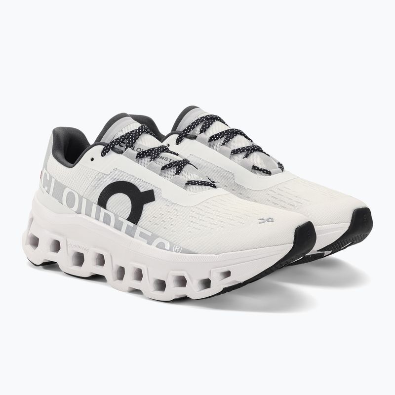 Damen Laufschuhe On Cloudmonster undyed weiß/weiß 5