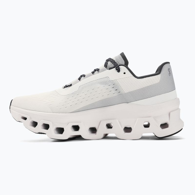 Damen Laufschuhe On Cloudmonster undyed weiß/weiß 3