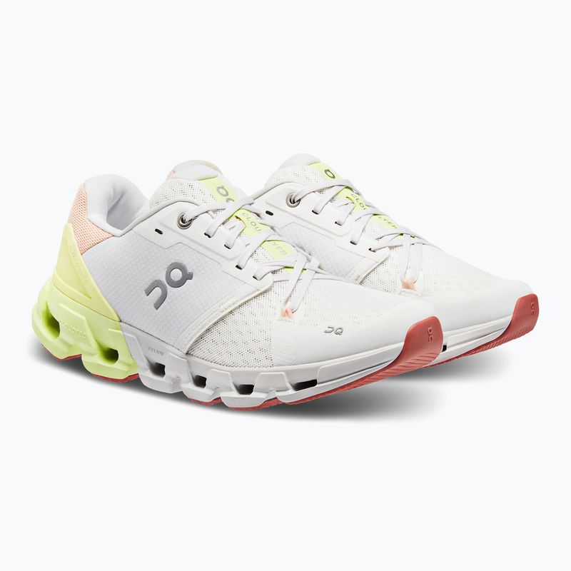 Damen On Cloudflyer 4 weiß/heu Laufschuhe 10
