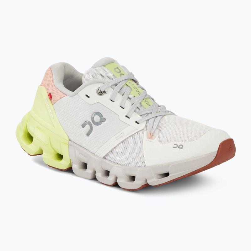 Damen On Cloudflyer 4 weiß/heu Laufschuhe
