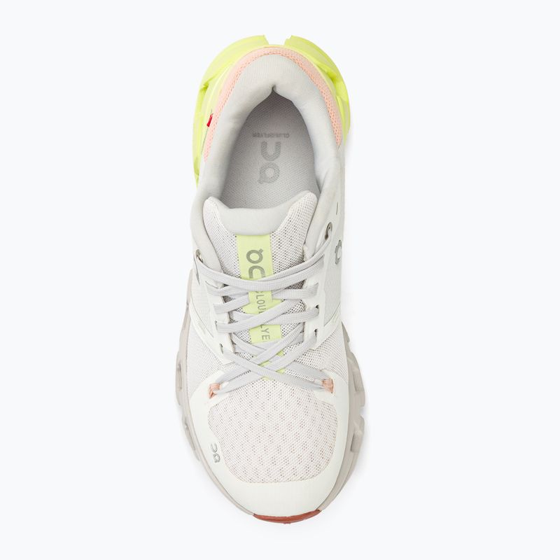 Damen On Cloudflyer 4 weiß/heu Laufschuhe 5