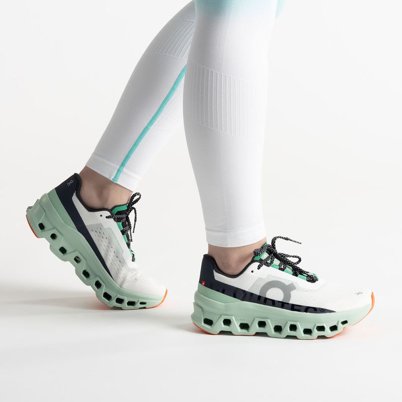 Damen Laufschuhe On Cloudmonster weiß 6198241 2