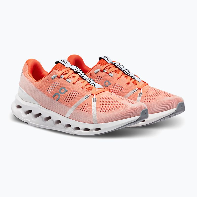 Herren On Cloudsurfer flamme/weiß Laufschuhe 8
