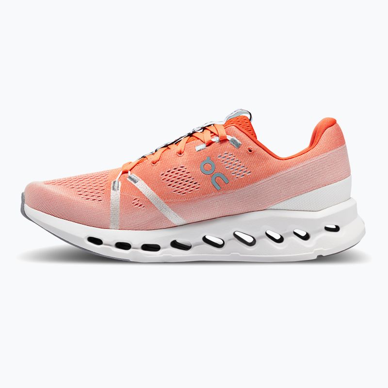 Herren On Cloudsurfer flamme/weiß Laufschuhe 10